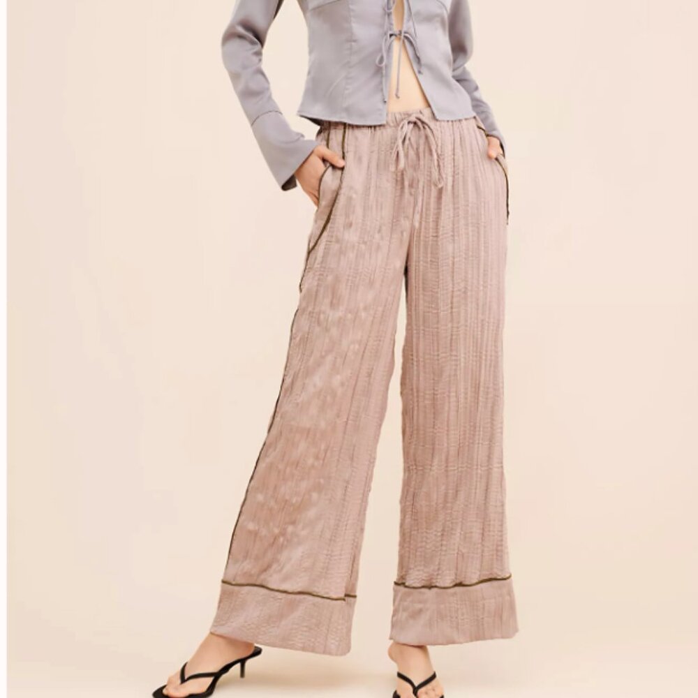 Free People All Out Satin Pants